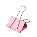 Metal 24pcs 41mm Colored Flat Metal Paper Binder Clips Crafts for Paper Big Paper Clamps